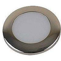 Scandvik 41302P LED 3" Flush Mount Ceiling Light, Warm White w/Blue Night Light
